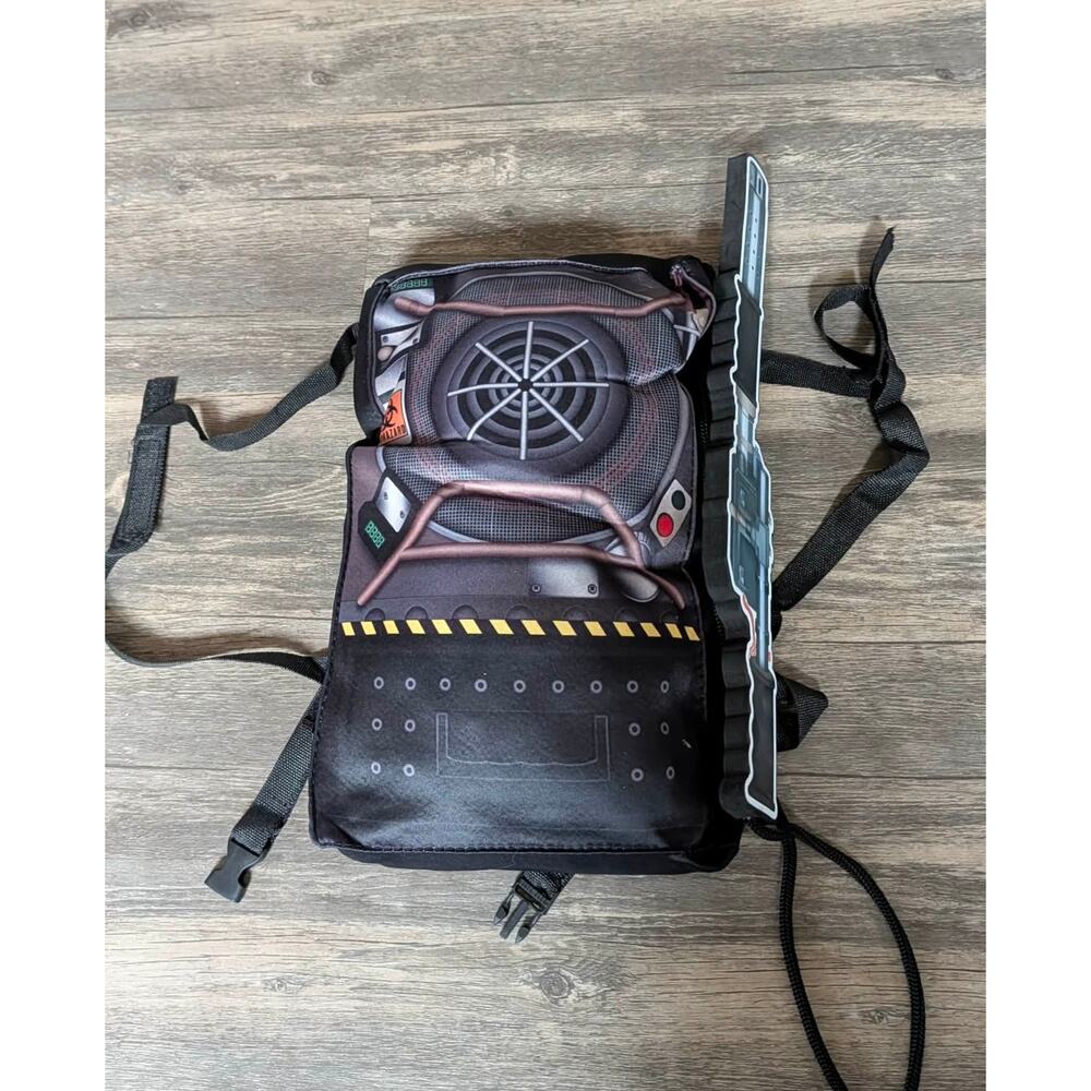 NEW! Childs Ghostbusters Halloween Costume Movie Cosplay Size L 12-14 Backpack - Picture 11 of 13